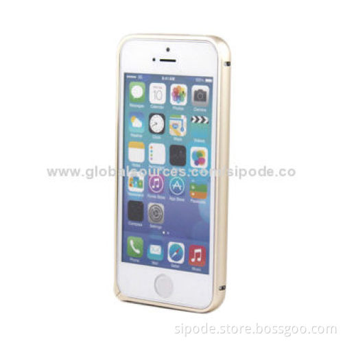 Aluminum Bumper Cases for iPhone 5/5s, with Baking Finish, Available in Various Colors